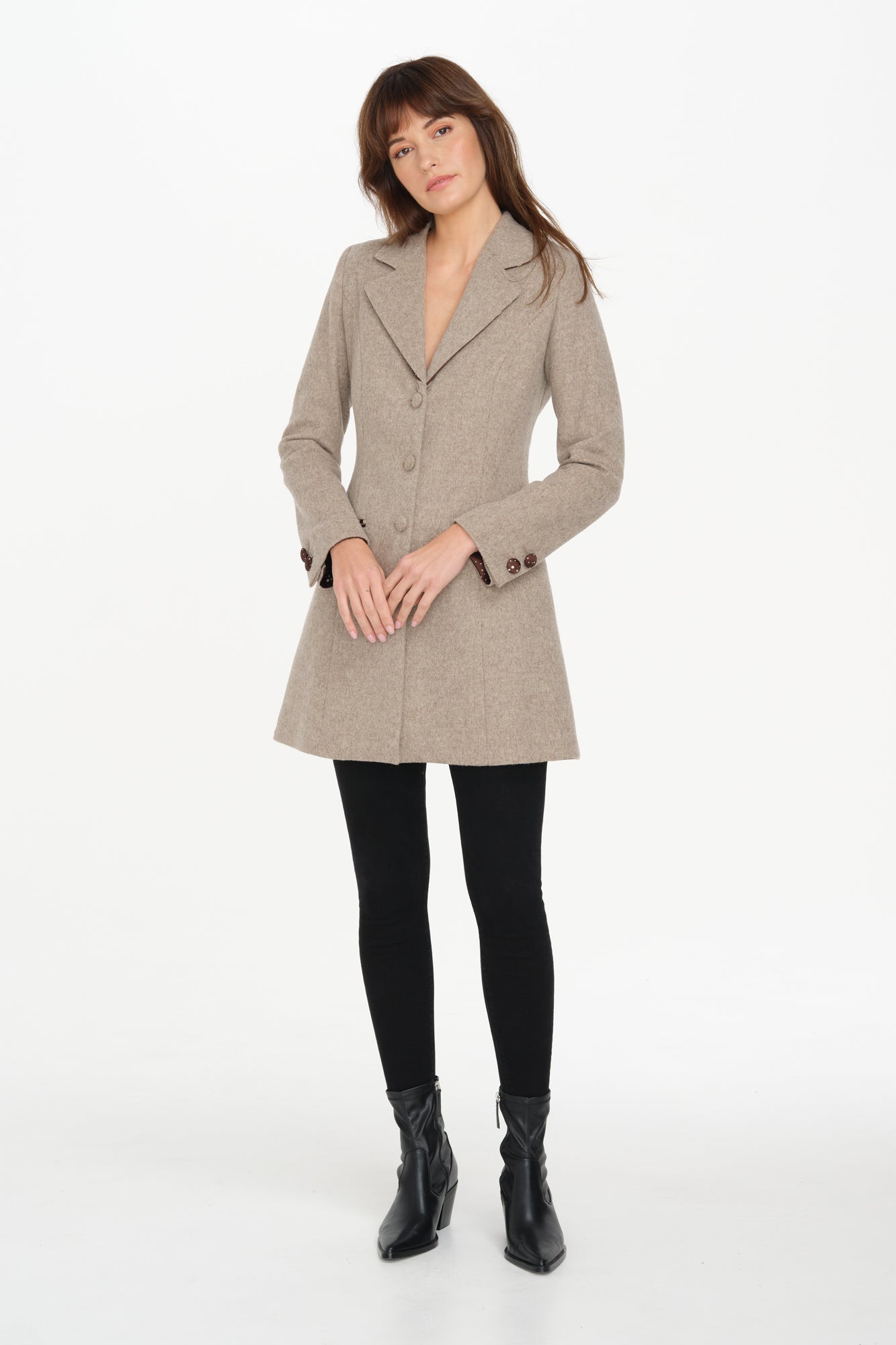 Berkeley Jacket (Beige/Polka)