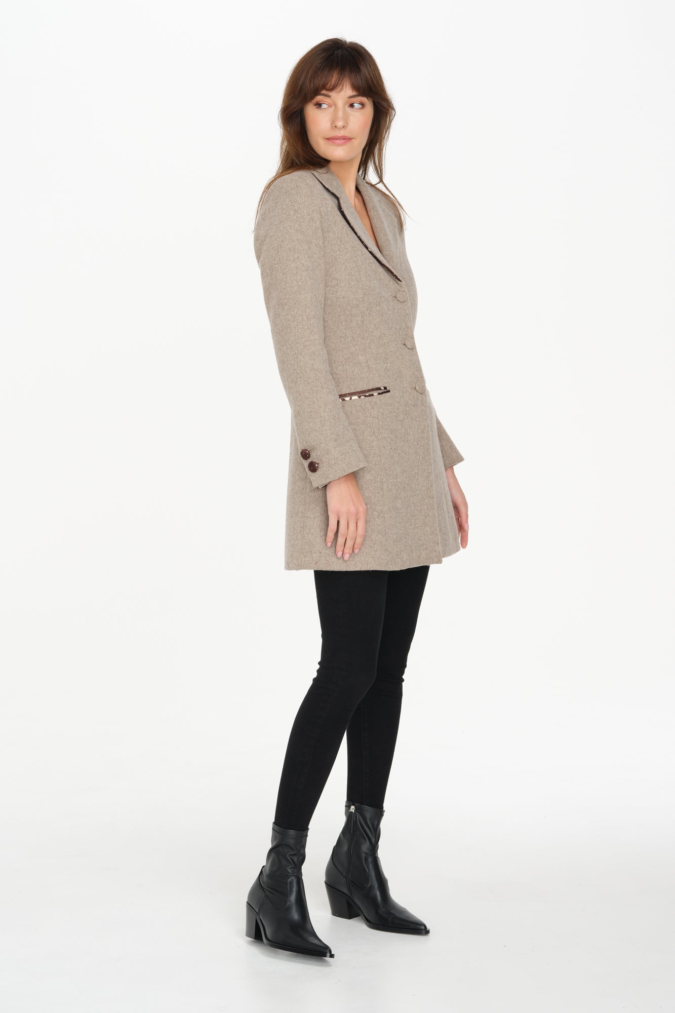 Berkeley Jacket (Beige/Polka)