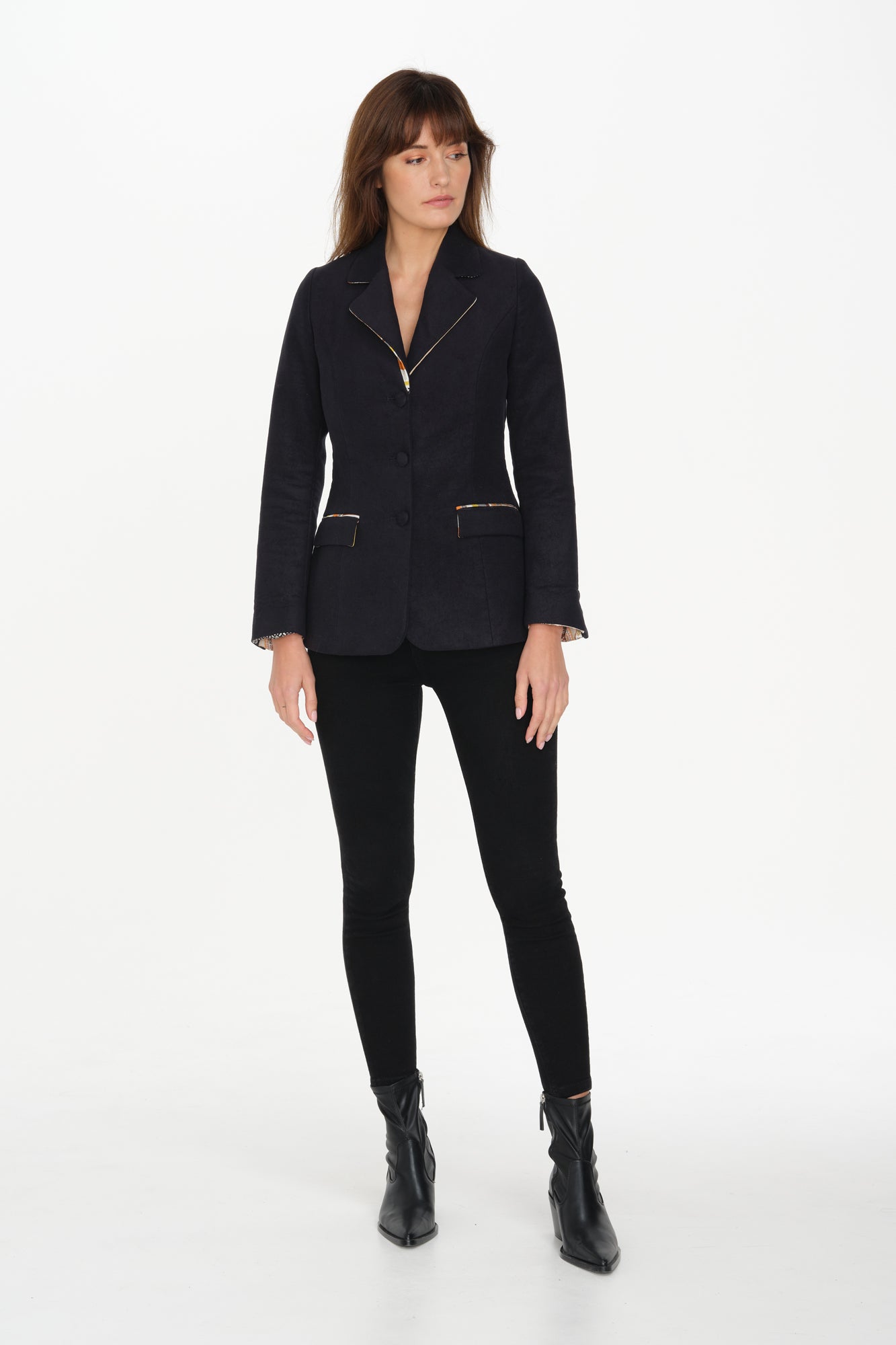 Halkin Jacket (Black Suede)