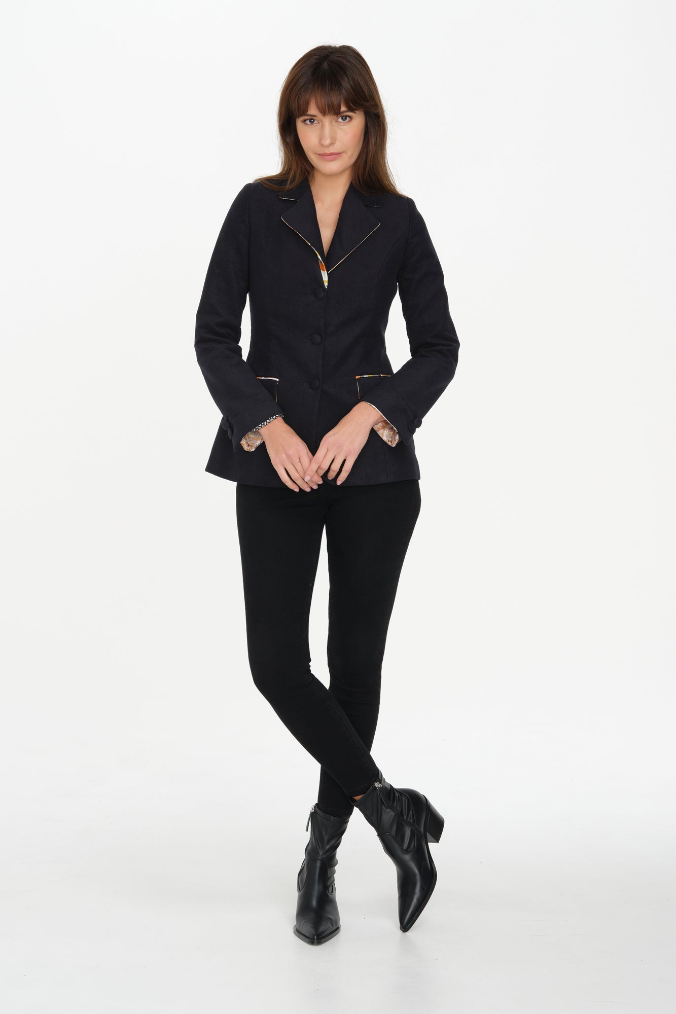 Halkin Jacket (Black Suede)