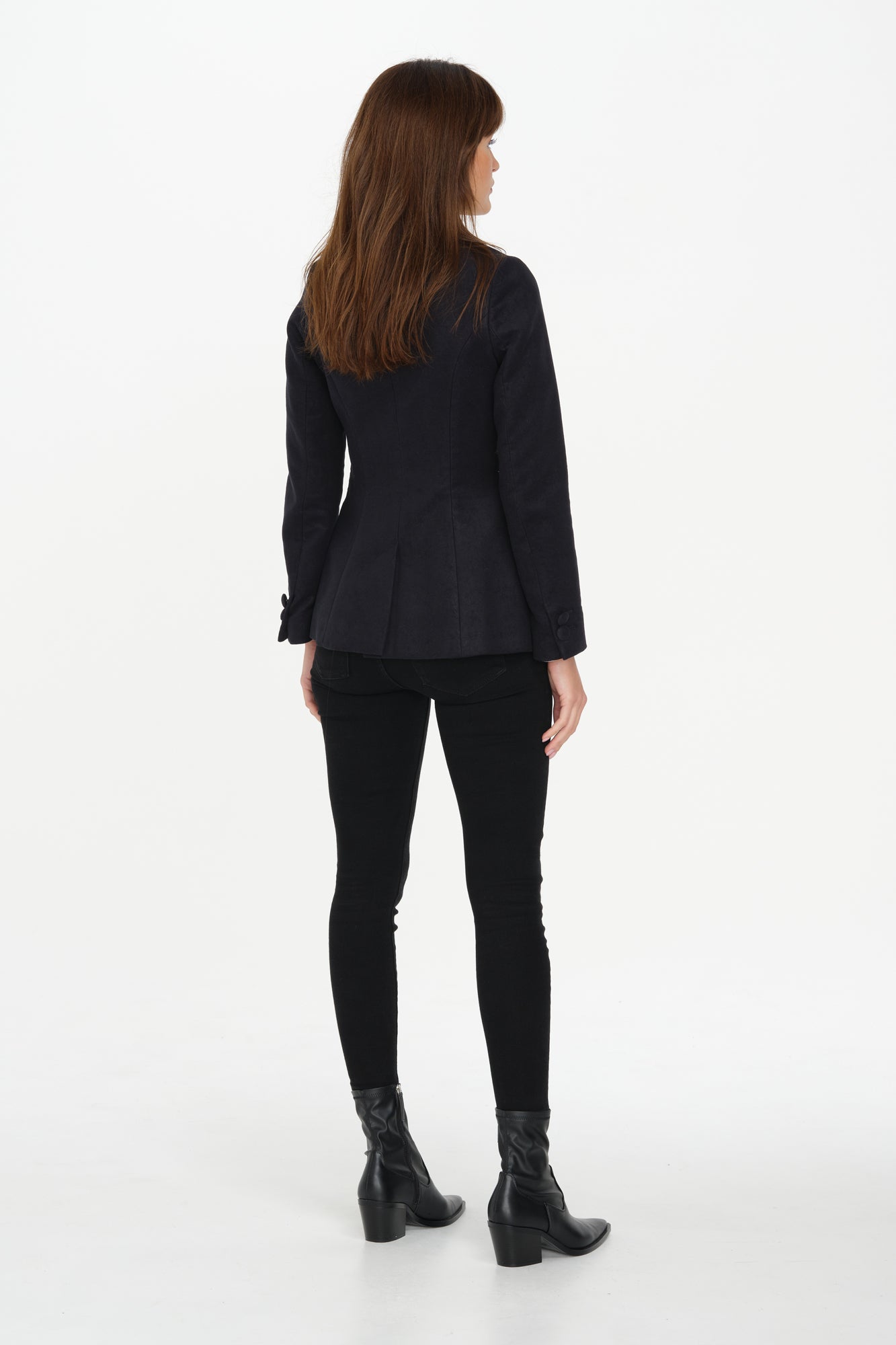 Halkin Jacket (Black Suede)
