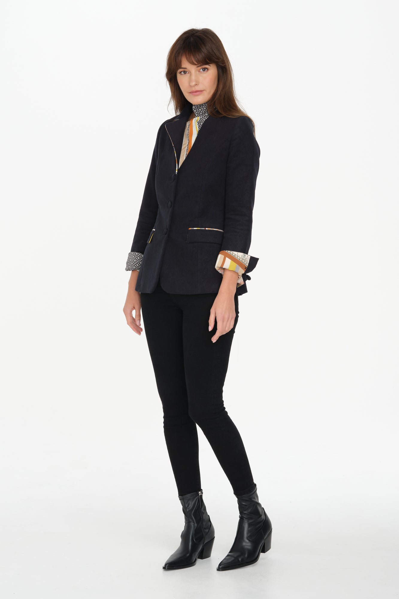 Halkin Jacket (Black Suede)