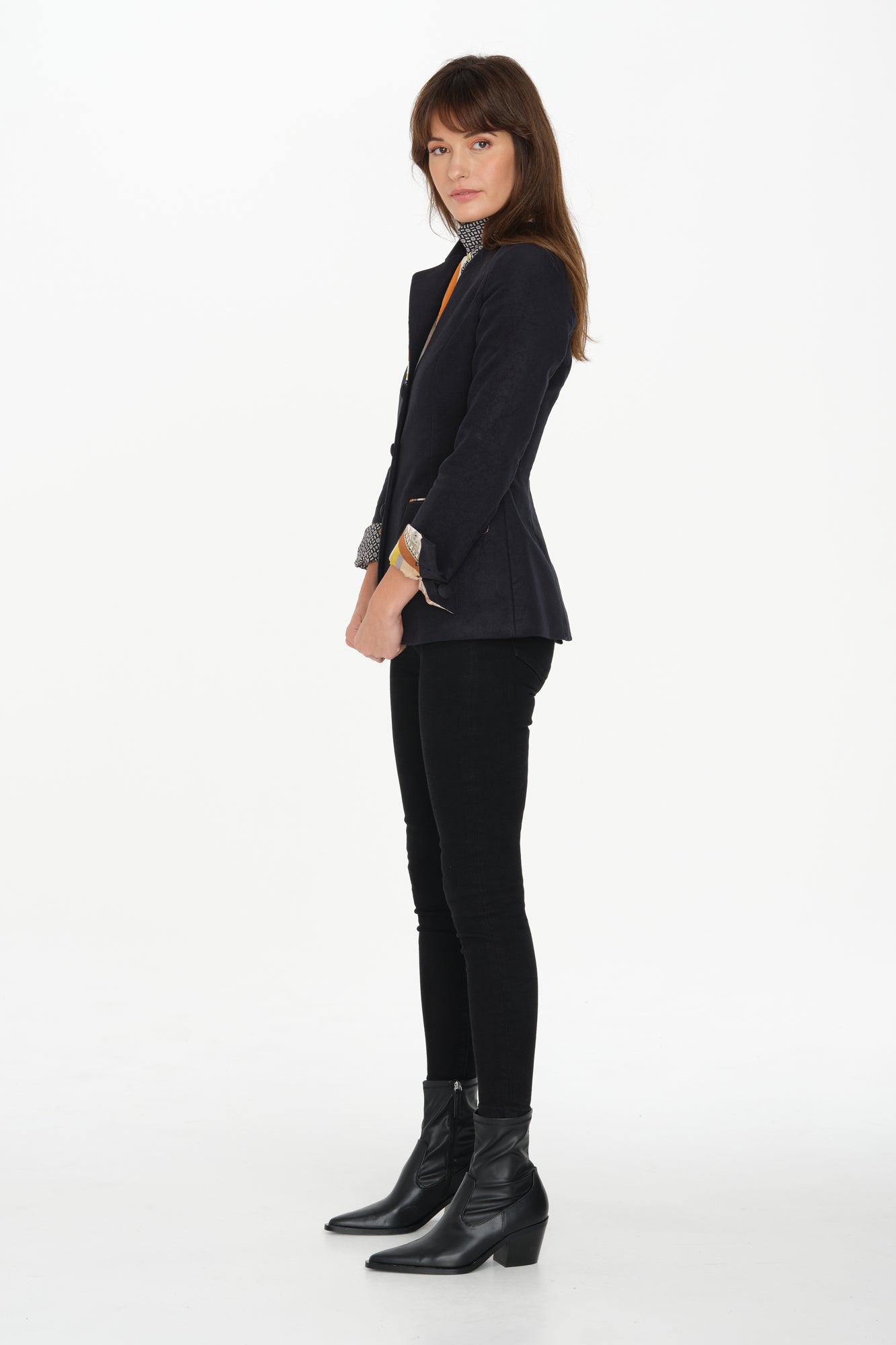 Halkin Jacket (Black Suede)