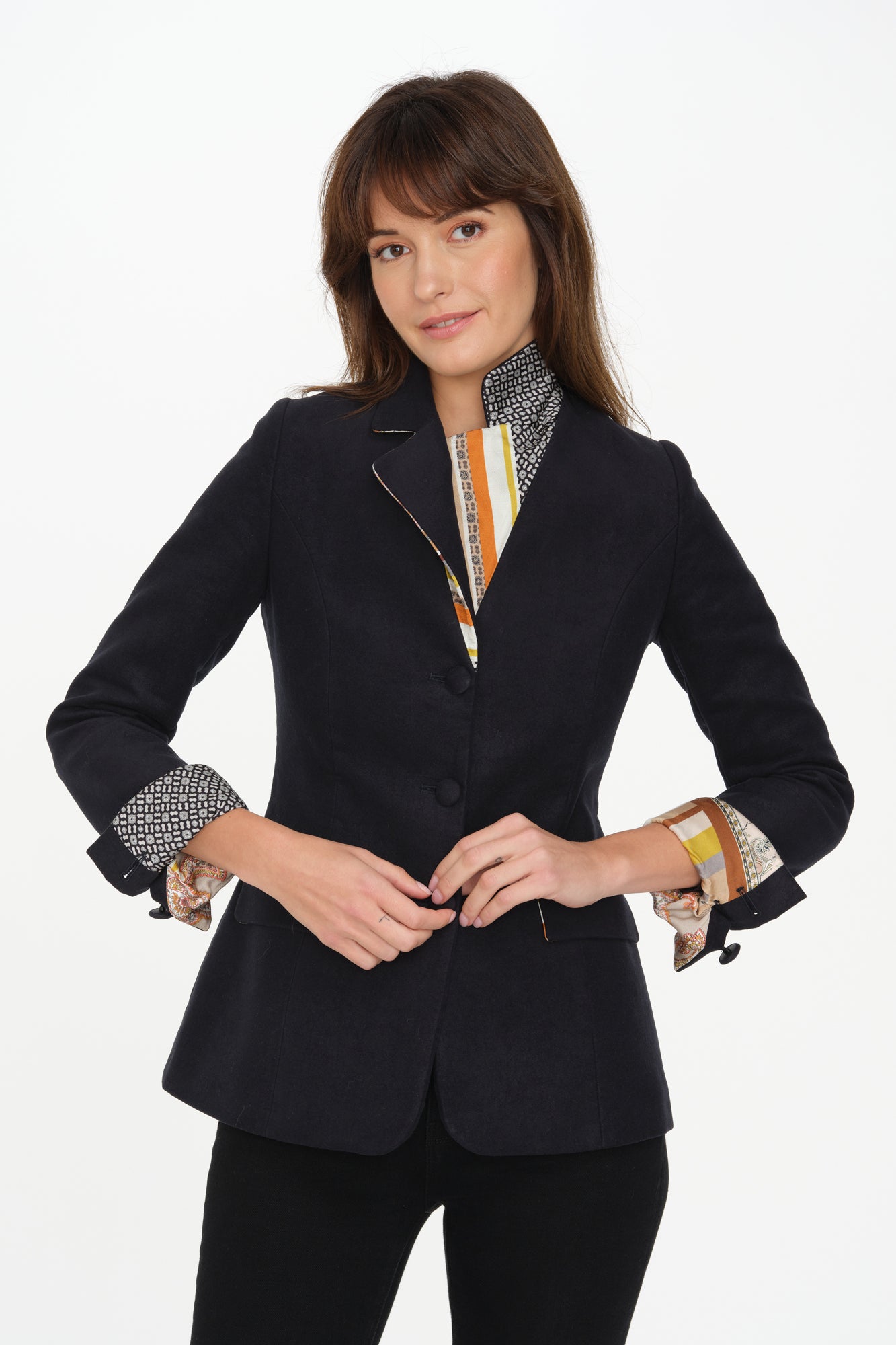 Halkin Jacket (Black Suede)