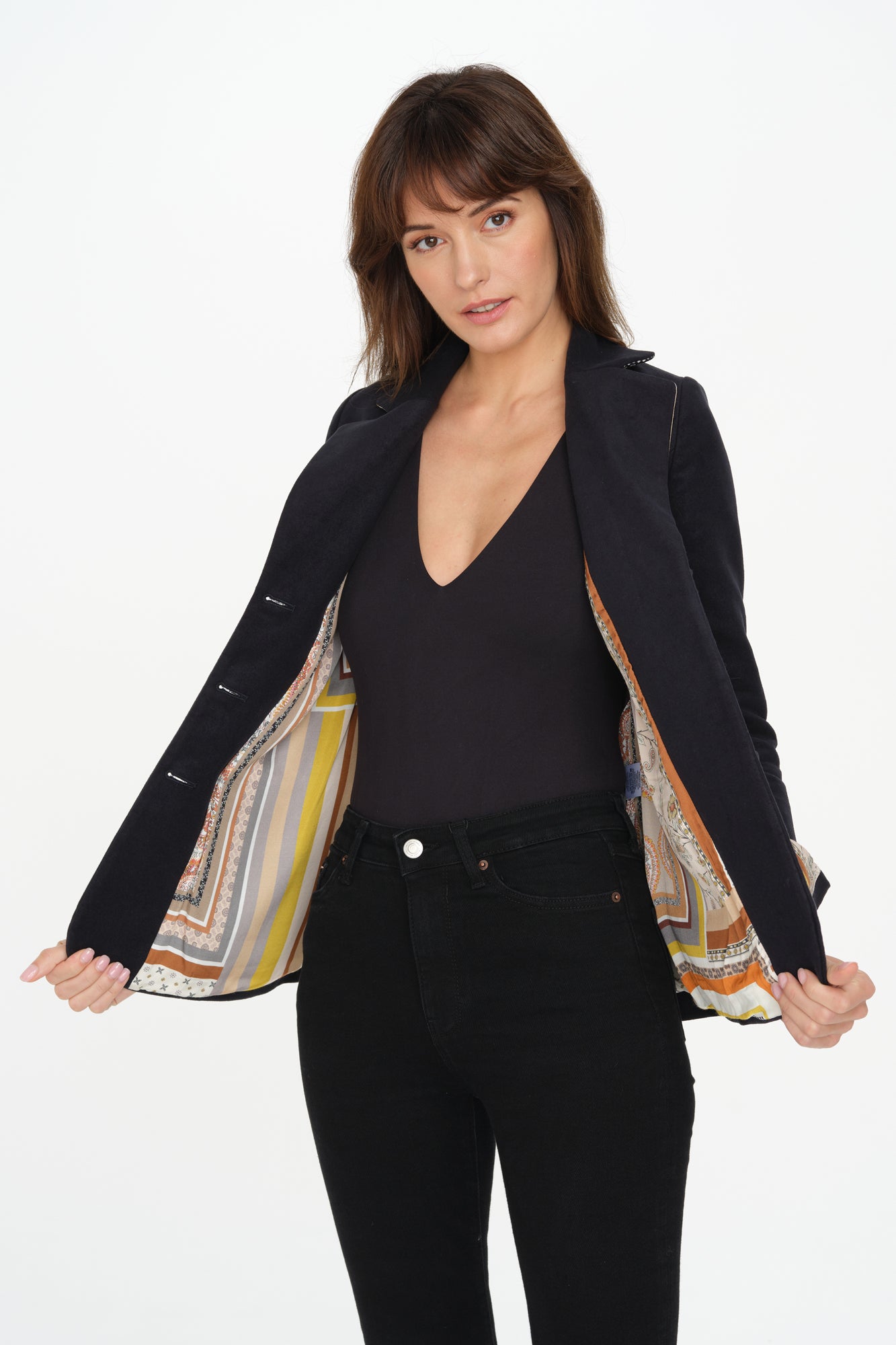 Halkin Jacket (Black Suede)