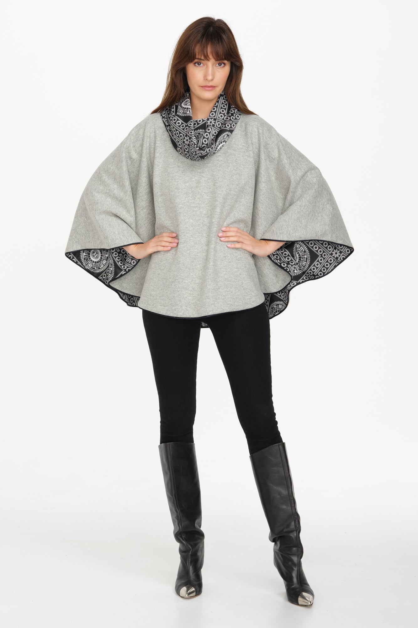 Venetian Cape (Platinum Grey)