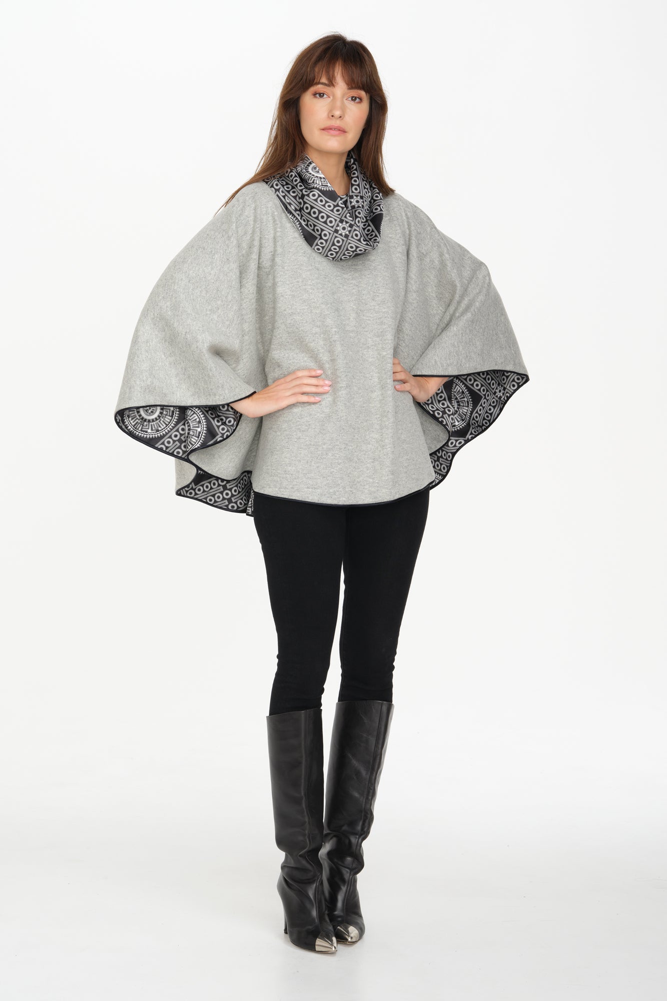 Venetian Cape (Platinum Grey)