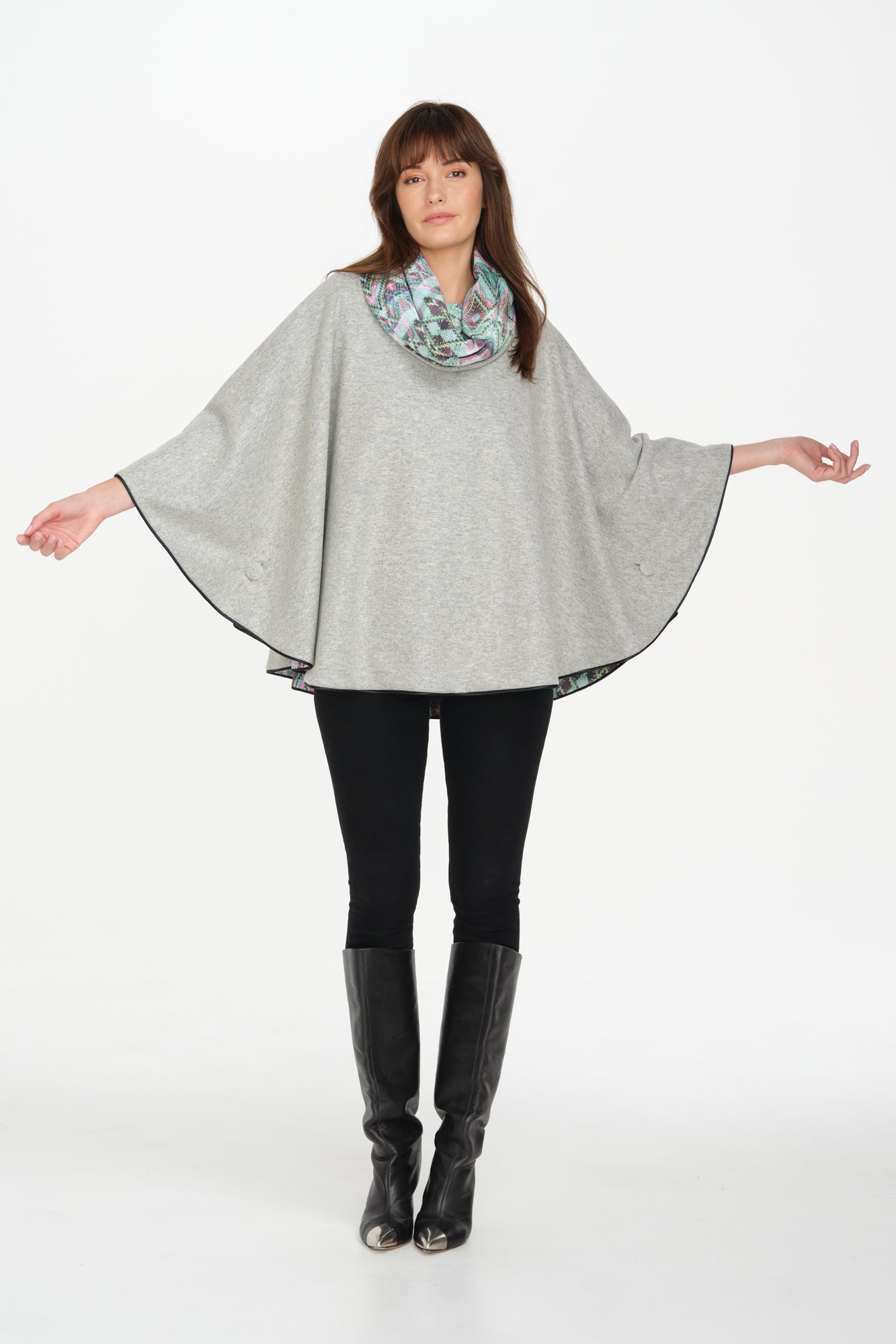 Venetian Cape (Platinum Grey)