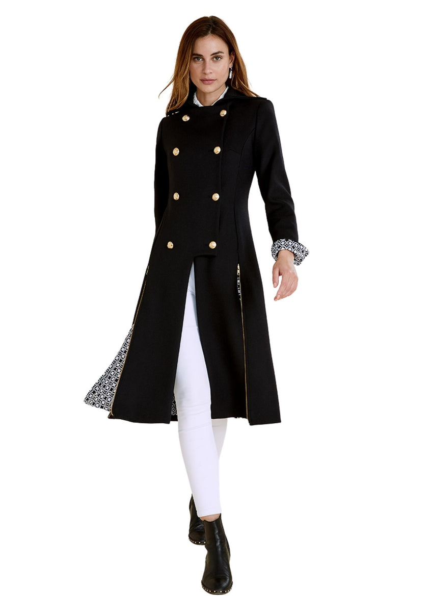 Military style coat on sale womens