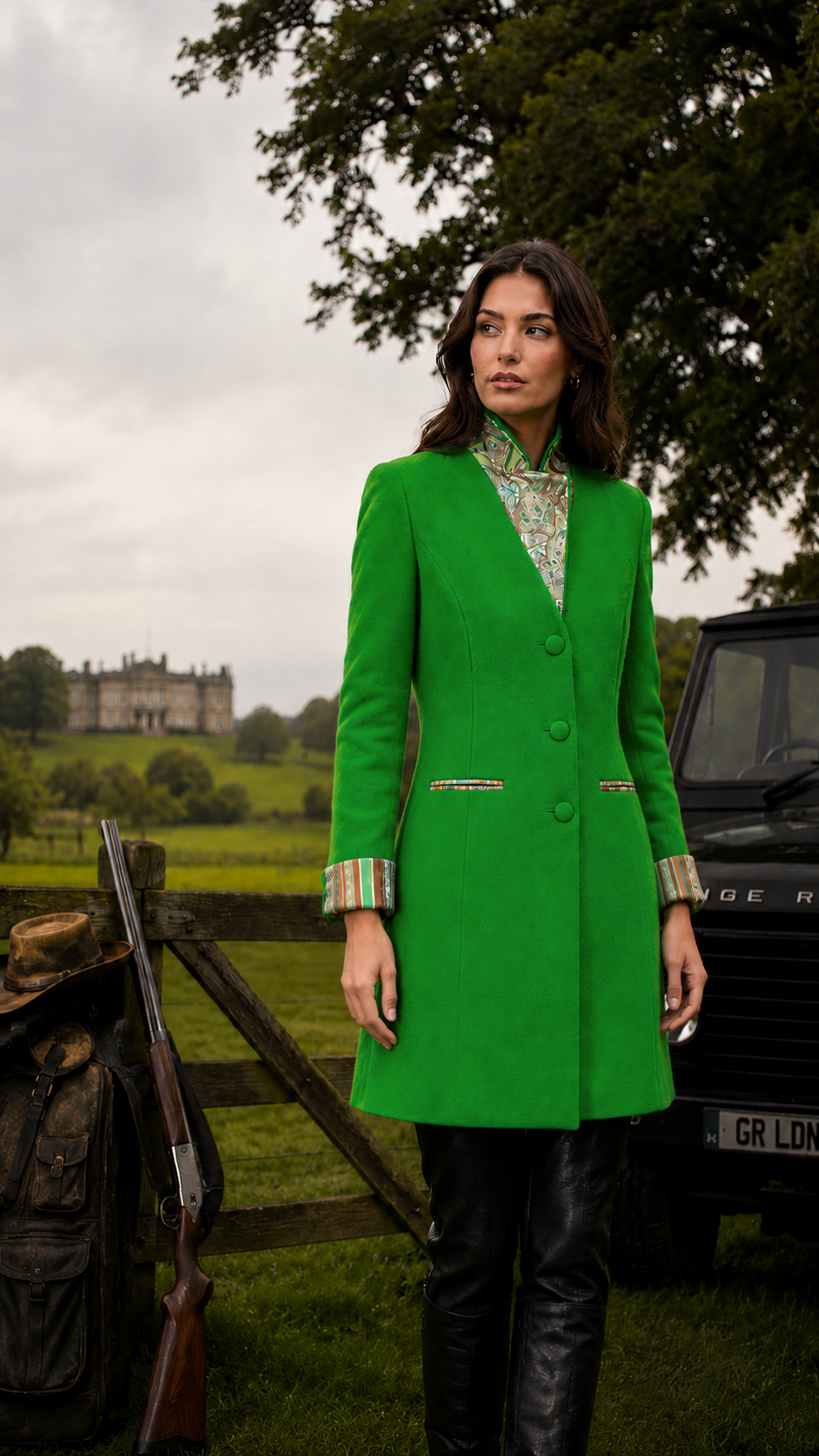 Handcrafted in London using the finest British fabrics and our signature silk linings.